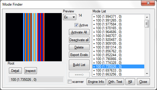 Modes FDM Solver