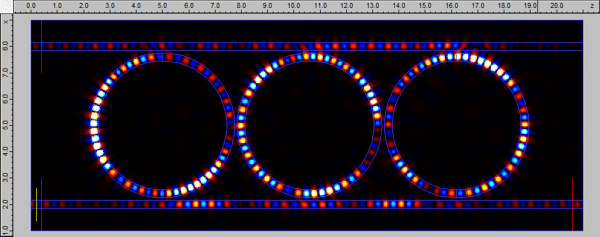 Coupled micro ring resonators